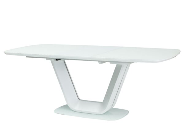 STÓŁ ARMANI BIAŁY MAT 160(220)X90