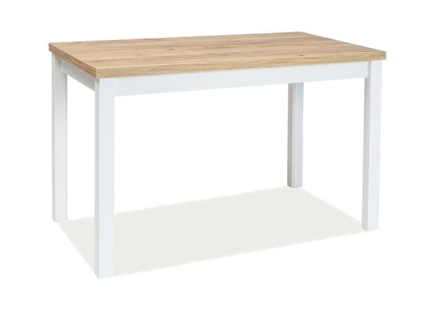 STÓŁ ADAM DĄB ZŁOTY CRAFT / BIAŁY MAT 120x68