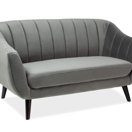 SOFA ELITE 2 VELVET RÓŻ ANTYCZNY BLUVEL 52 / WENGE (T)
