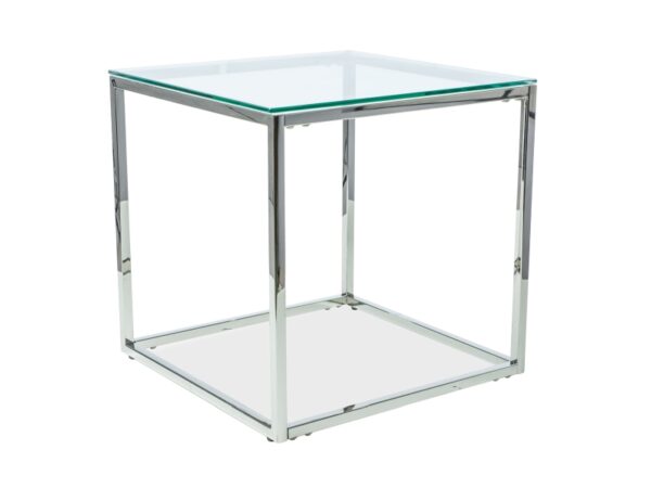ŁAWA HILTON B TRANSPARENTNY/SREBRNY 55X55