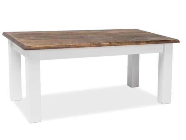 ŁAWA POPRAD BRUNATNY WOSK / BIAŁY WOSK 120X60