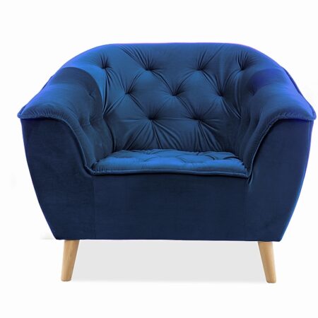 FOTEL GALAXY 1 VELVET GRANATOWY BLUVEL 86 / BUK