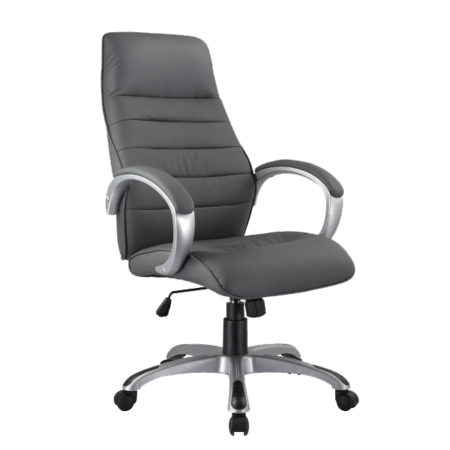 FOTEL OBROTOWY Q-046 SZARY